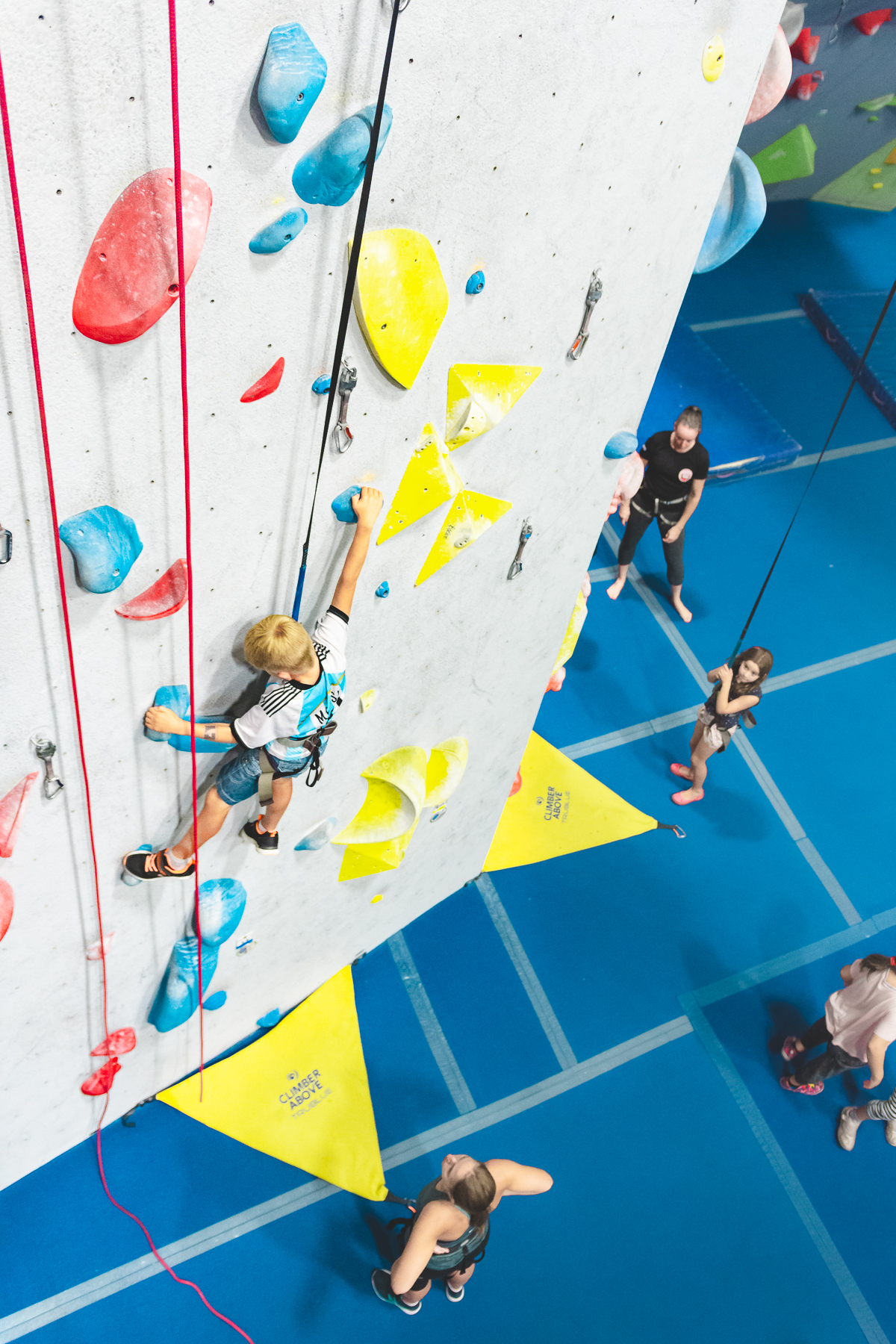 WADEO Prises d'escalade Enfant, 12 Rochers d'escalade avec 6 Sangles D'arrimage  à Cliquet pour Enfants Mur d'escalade Tour Jeu l'escalade des Arbres Plein  Intérieure/Extérieure : : Sports et Loisirs